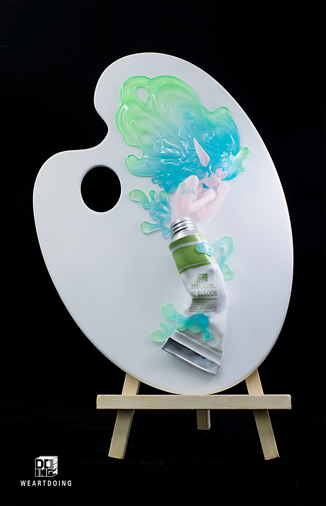 WeArtDoing The Sleeping Beauty of Color - Blue (GID) - by Sank Toys