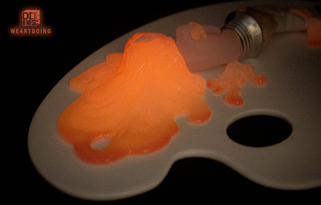 WeArtDoing The Sleeping Beauty of Color - Orange (GID) - by Sank Toys