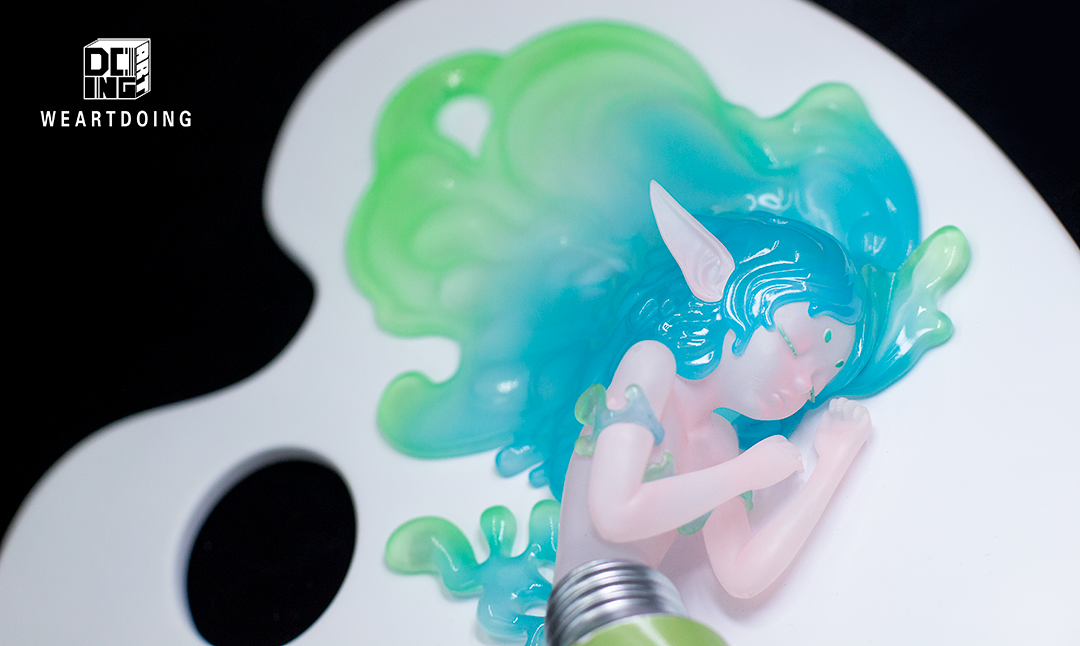 WeArtDoing The Sleeping Beauty of Color - Blue (GID) - by Sank Toys
