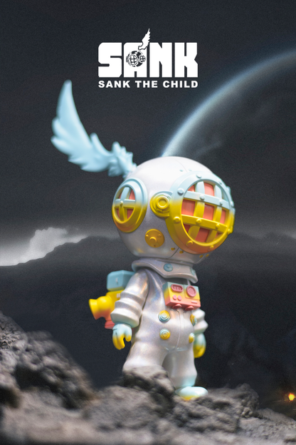 On the Way - Space Traveler - White Fantasy - by Sank Toys